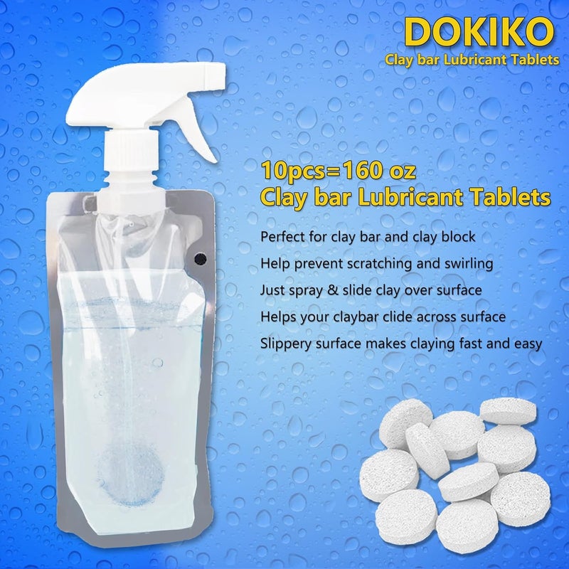 DOKIKO Car Clay Bar Lubricant Tablets - 100 Pack - Image 3