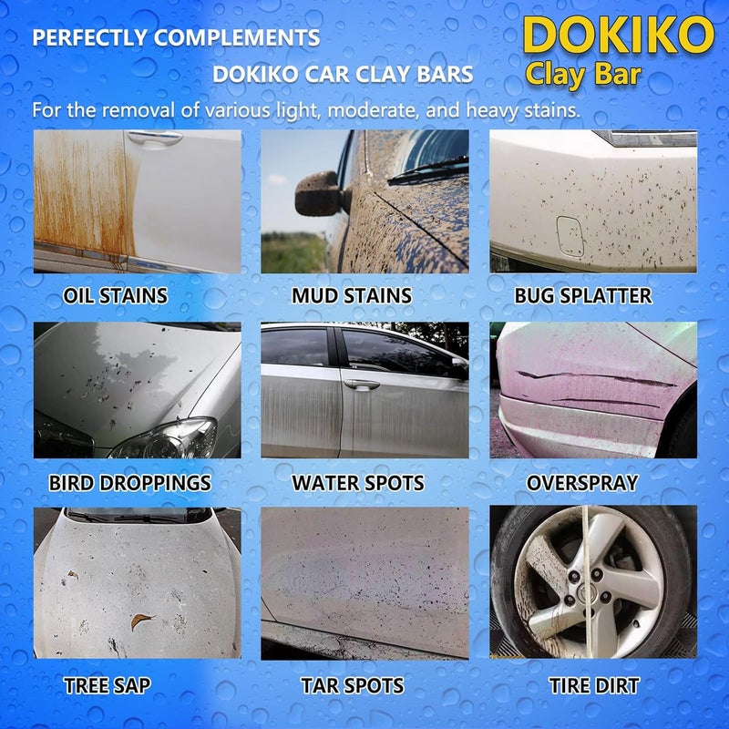 DOKIKO Car Clay Bar Lubricant Tablets - 100 Pack - Image 2