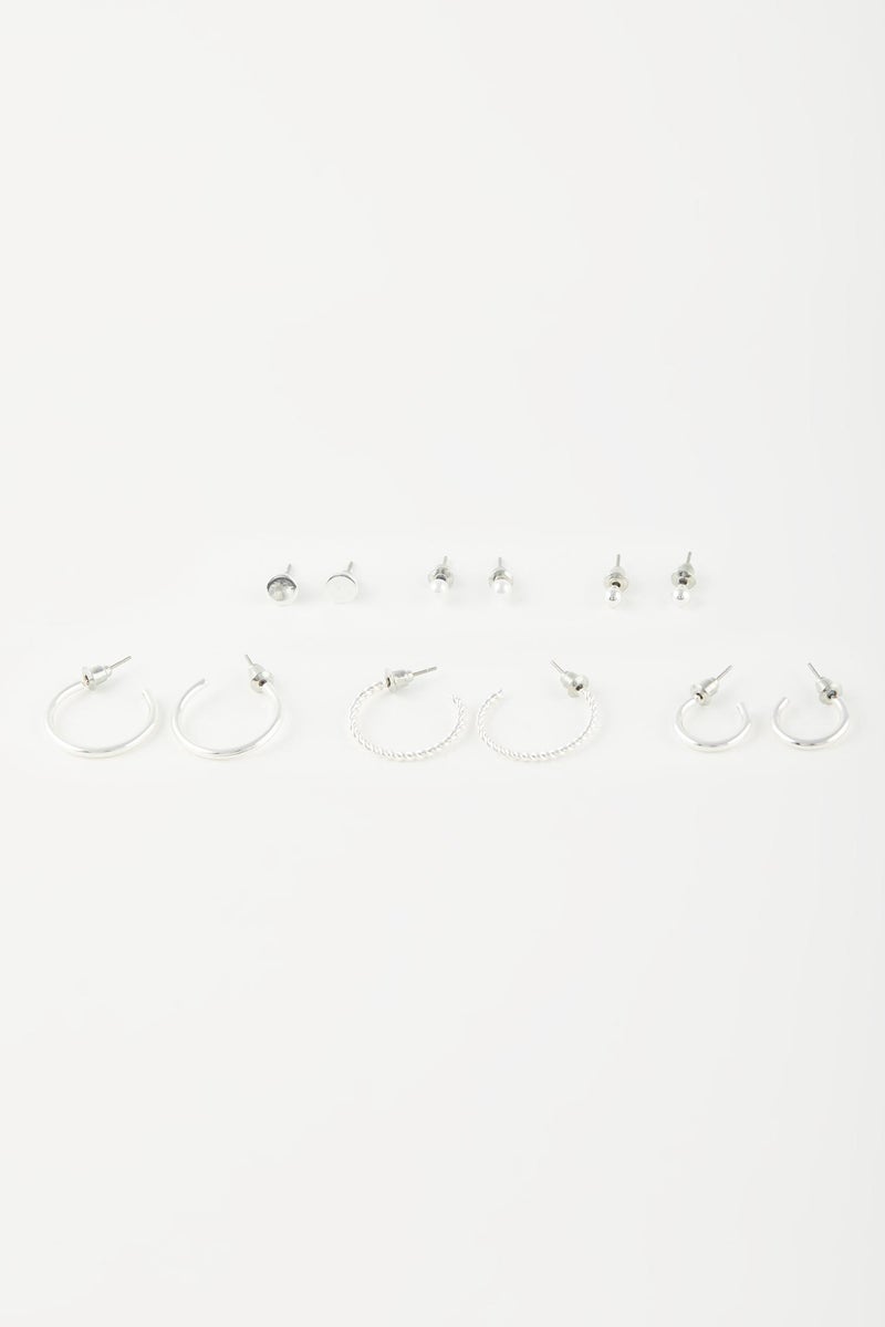 DeFacto Woman 6 Piece Silver Earrings  - Image 4