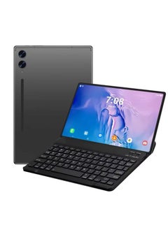 AirTab AirTab S10 Ultra Android Tablet, 10.1-inch Screen, 16GB RAM, 1TB ROM, 10000mAh Battery with Wireless Arabic Keyboard, Black  - Image 1