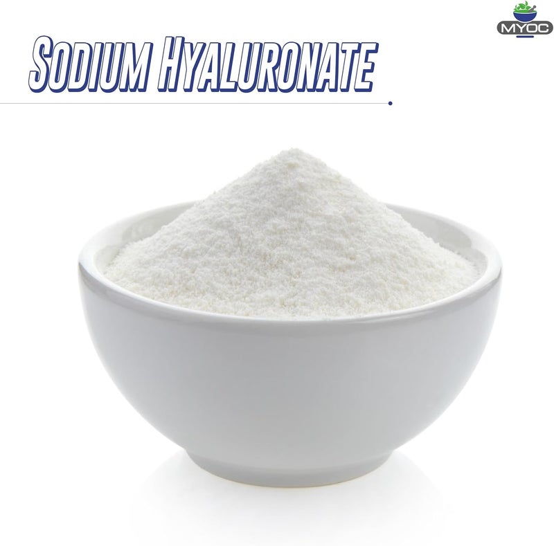 MYOC Sodium Hyaluronate Powder (Hyaluronic Acid Powder) - 10 g Sodium Hyaluronate Cosmetic Grade - Perfect Ingredients for Skin Hydration and Moisturisation - Image 3