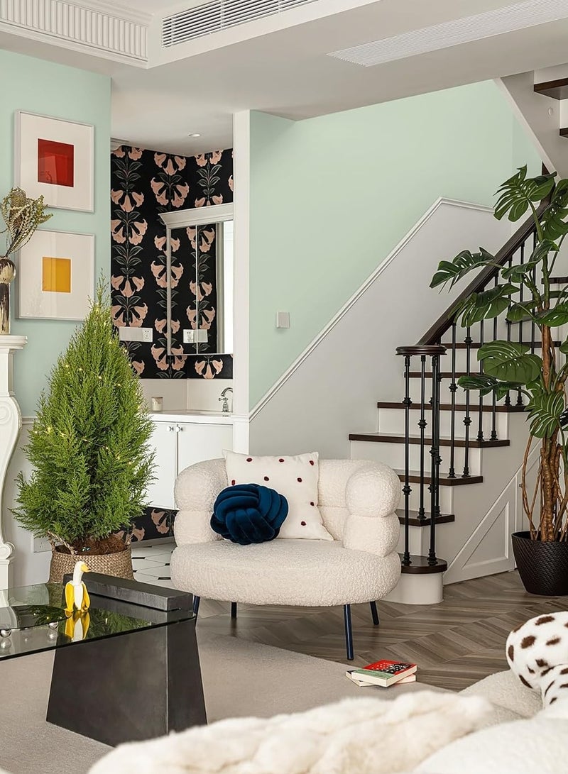 Anna 40CM x 5M Self-Adhesive Waterproof and Moisture-Proof Solid Color Simple Decorative Wallpaper - Image 3