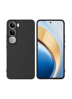 Case for Vivo V40 Lite 5G, Soft TPU Thin Protective Phone Cover with Matte Finish, Anti-Fall Drop Protection, Anti-Fingerprints, Shockproof Case for Vivo V40 Lite 5G (Black)