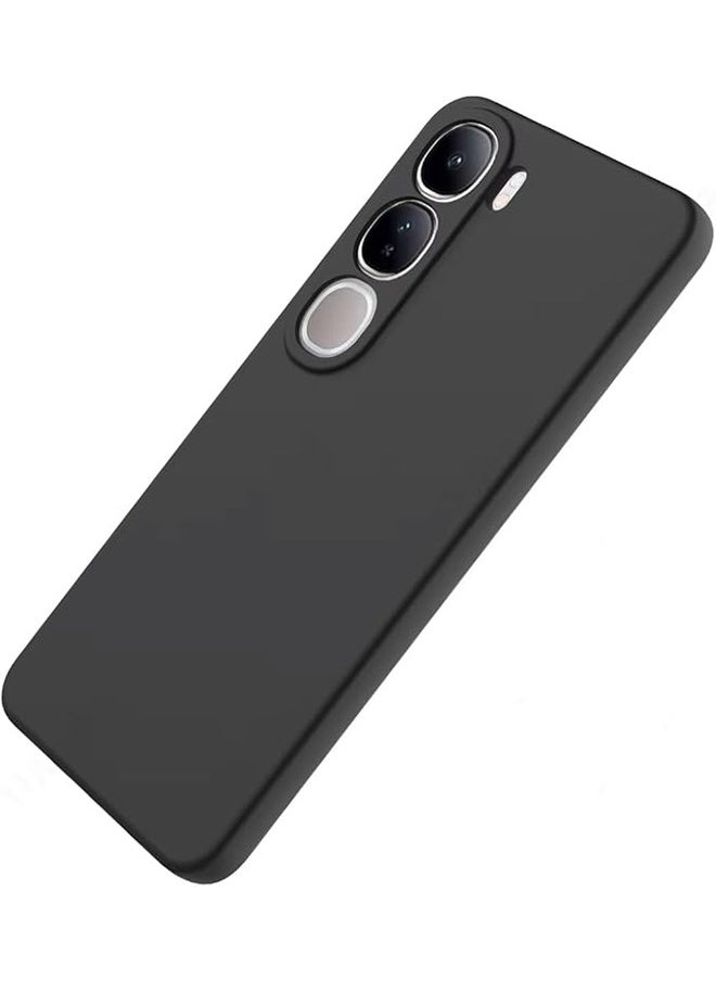 Generic - Case for Vivo V40 Lite 5G, Soft TPU Thin Protective Phone Cover with Matte Finish, Anti-Fall Drop Protection, Anti-Fingerprints, Shockproof Case for Vivo V40 Lite 5G (Black) - Image 1