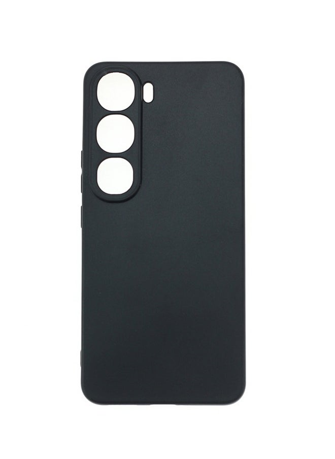Generic - Case for Vivo V40 Lite 5G, Soft TPU Thin Protective Phone Cover with Matte Finish, Anti-Fall Drop Protection, Anti-Fingerprints, Shockproof Case for Vivo V40 Lite 5G (Black) - Image 1