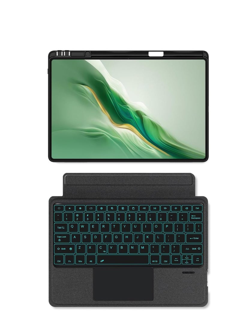 Generic - Removable Touched Keyboard Case Compatible with Honor MagicPad 2 12.3 inch (2024) Tablet Magic Bluetooth Keyboard Holster for Honor Magic Pad 2 Tablet - Image 1