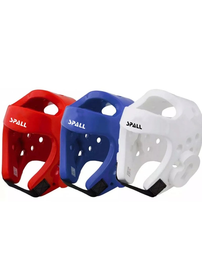 Spall - Headgear for Adults Kids, Safety Head Guard,Brace Head Protection,PU Leather Boxing Helmet for Traning Kickboxing MMA Muay Thai Sparring Martial Arts Karate Taekwondo - Image 1