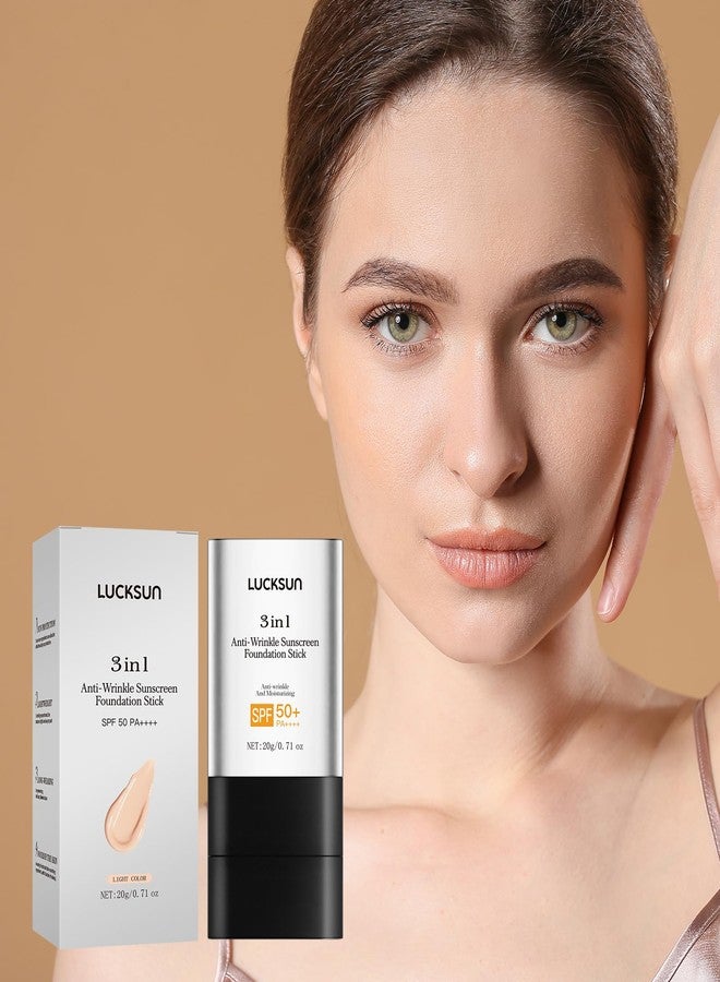 Tpyag 3-in-1 Anti-wrinkle Long-Lasting Hydrating Foundation Stick, Concealer, Multi-Use Coverage Cream, Natural Matte Finish for All Skin Types (Light) - Image 4