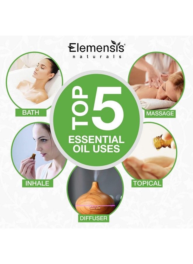 Elemensis Naturals - Pure Rosemary Essential Oil For Hair Growth Good Vibes Face & Skin Natural Therapeutic Grade Rosemary Oil 15Ml - Image 1