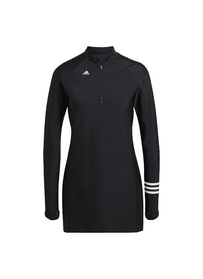 Adidas adidas 3S Ls Swim Top Black Swim Tops 2  - Image 2