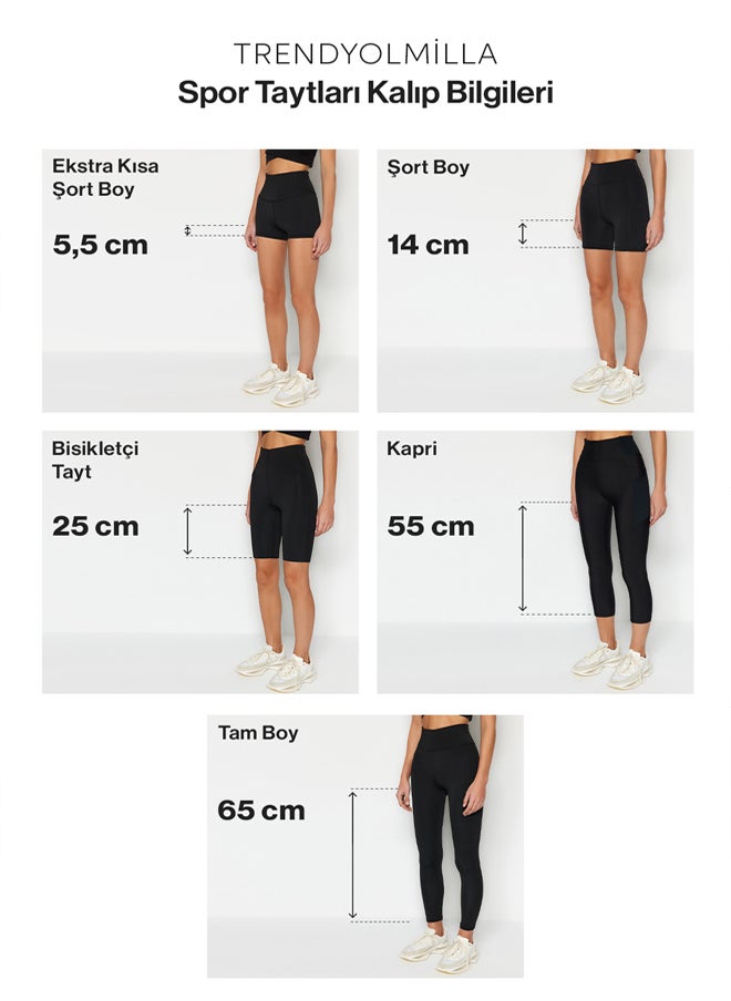 trendyol - Black Compression Full Length Knitted Sports Leggings TWOSS21TA0023 - Image 1