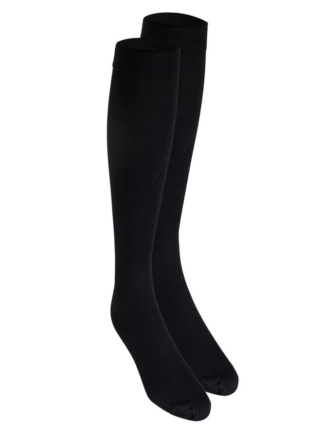 Truform Compression Socks, 15-20 mmHg, Men's Dress Socks, Knee High Over Calf Length, Black, Medium (multipack) - Image 4