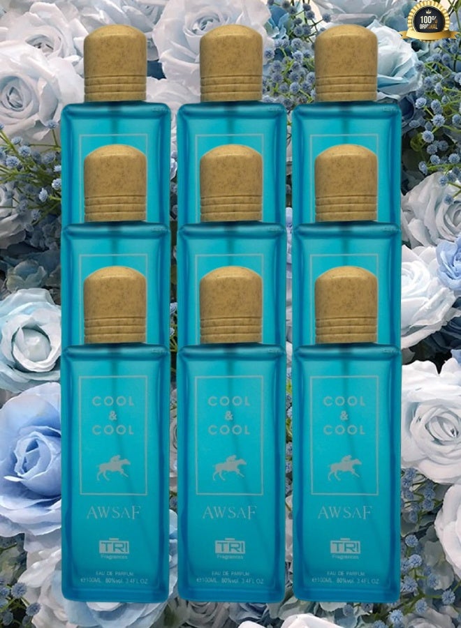 تي أر آي 9 قطع عطر كول اند كول أوصاف 100 مل - Image 1