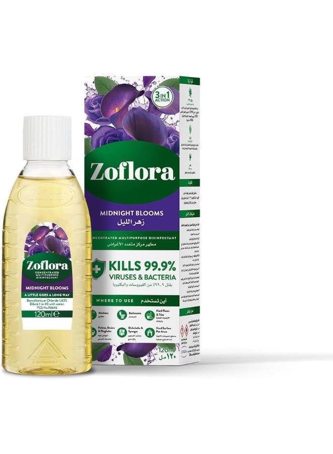 Zoflora Midnight Blooms Room Freshener – 120ml - Image 1