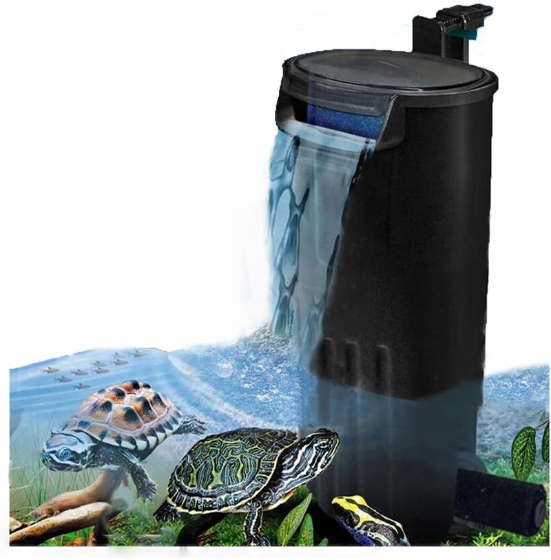JackSuper Aquarium Internal Filter for 3 to 20 Gallons Small Fish Tank Turtle Tank Reptiles Shrimp Amphibian Frog Cichlids Newt(Aquarium filter) - Image 1