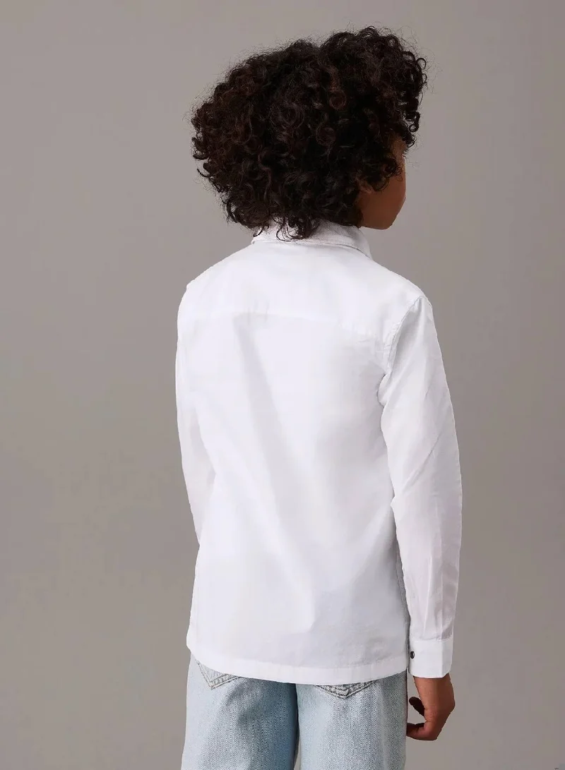 Calvin Klein Jeans Cotton Poplin Dress Shirt