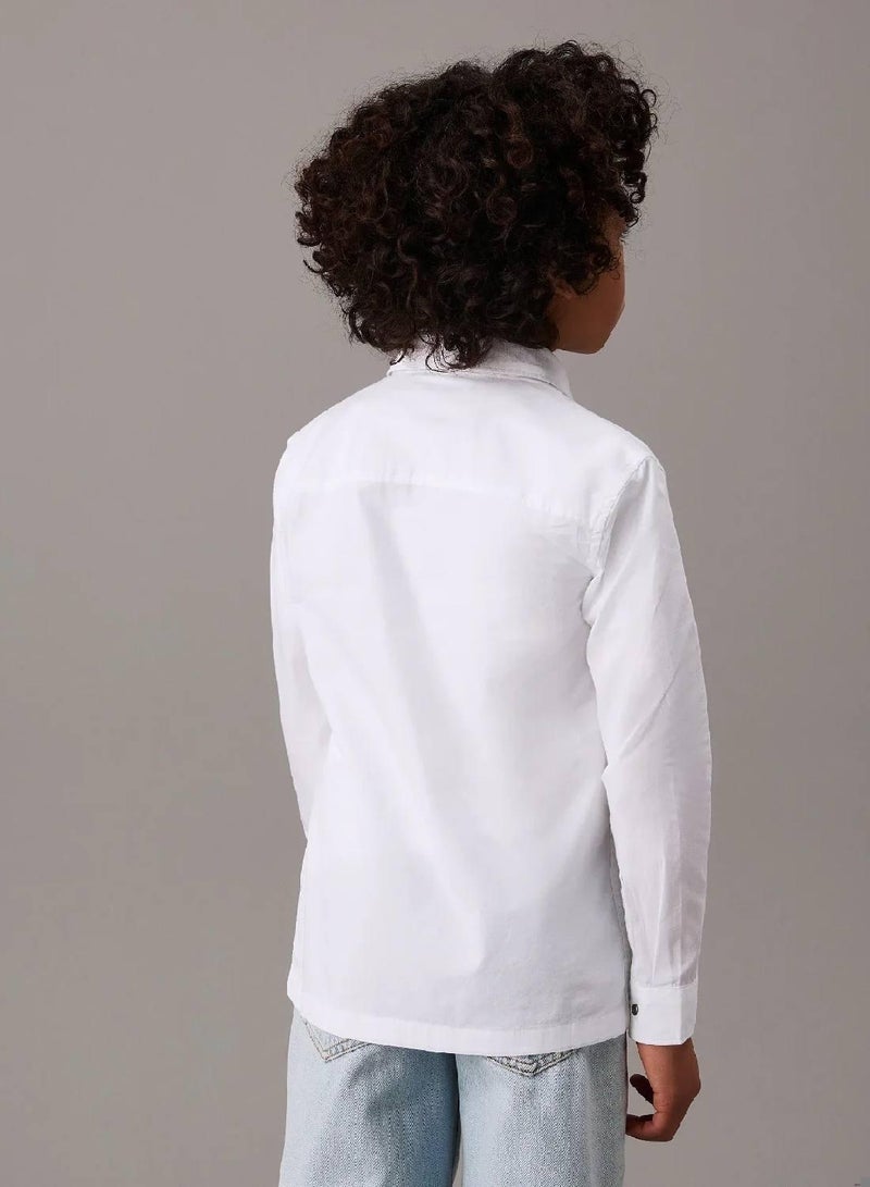 Calvin Klein Jeans Cotton Poplin Dress Shirt - Image 2