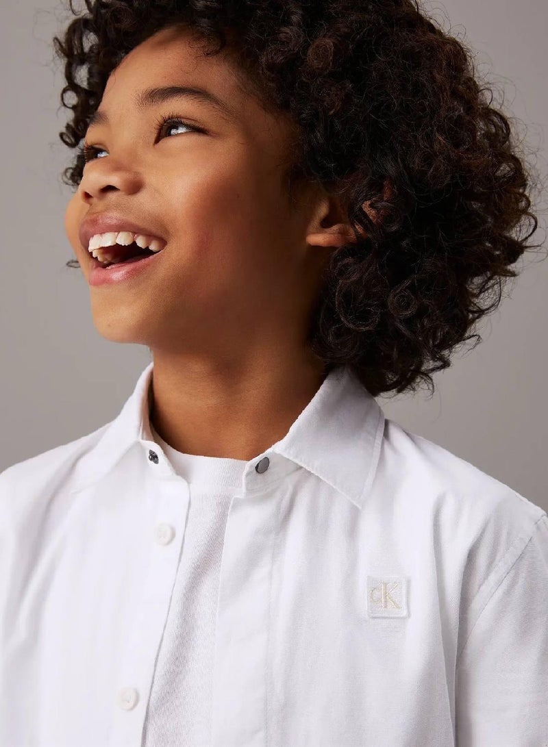 Calvin Klein Jeans Cotton Poplin Dress Shirt - Image 3