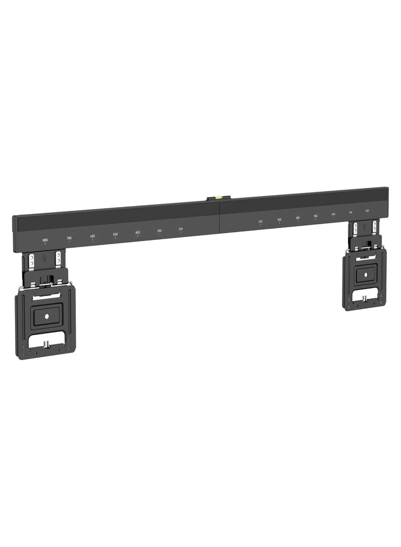 نيوستار قاعدة تثبيت تلفزيون جداري NEWSTAR فائقة النحافة بسمك 9.5 ملم فقط، مناسبة لشاشات 43"-100"، تصميم مسطح لتوفير المساحة، متوافقة مع VESA من ‎200x200 حتى ‎800x600، تتحمل حتى ‎75 كجم - Image 1