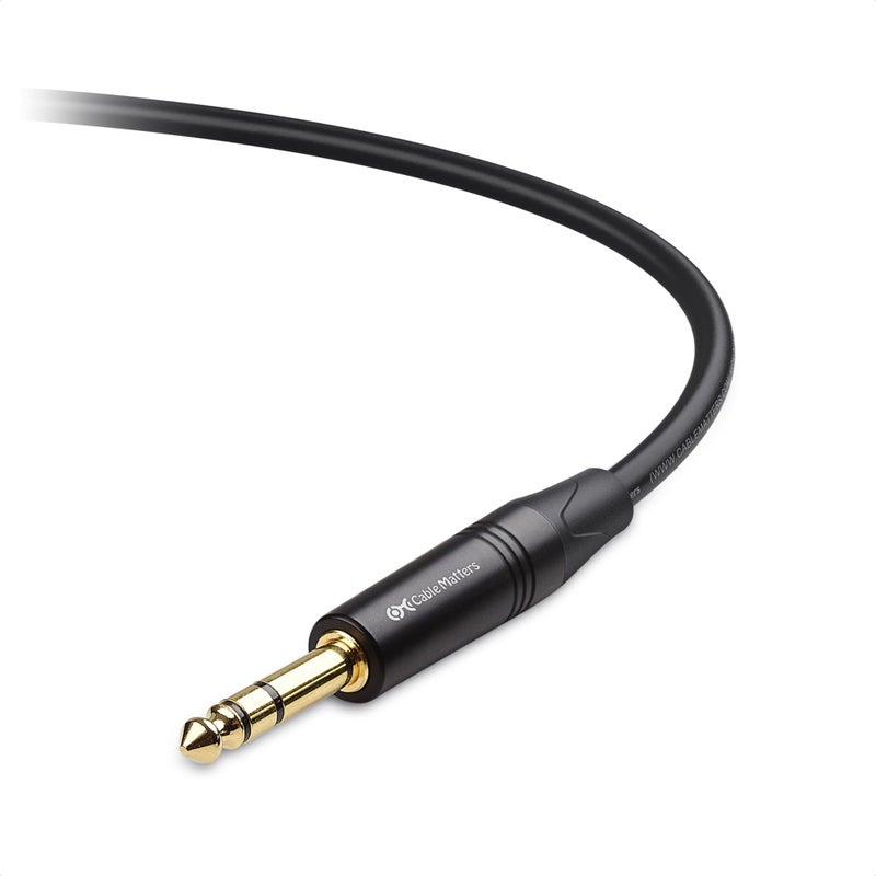 Cable Matters كابل ماذرز 6.35 مم (1/4 بوصة) TRS إلى كابل XLR بطول 15 قدم ذكر إلى ذكر (كابل XLR إلى TRS، كابل XLR إلى 1/4، كابل 1/4 إلى XLR) - Image 5