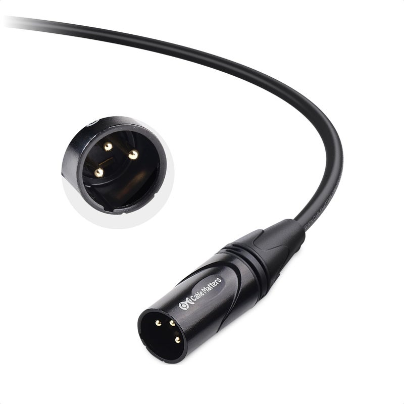 Cable Matters كابل ماذرز 6.35 مم (1/4 بوصة) TRS إلى كابل XLR بطول 15 قدم ذكر إلى ذكر (كابل XLR إلى TRS، كابل XLR إلى 1/4، كابل 1/4 إلى XLR) - Image 4