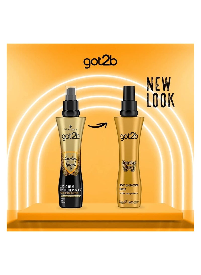 جوت تو بي جوت 2 بي بخاخ شعر جارديان انجل للحماية من الحرارة حتى 230 درجة، يحتوي على زيت الارغان، خال من السيليكون، 200 مل - Image 2