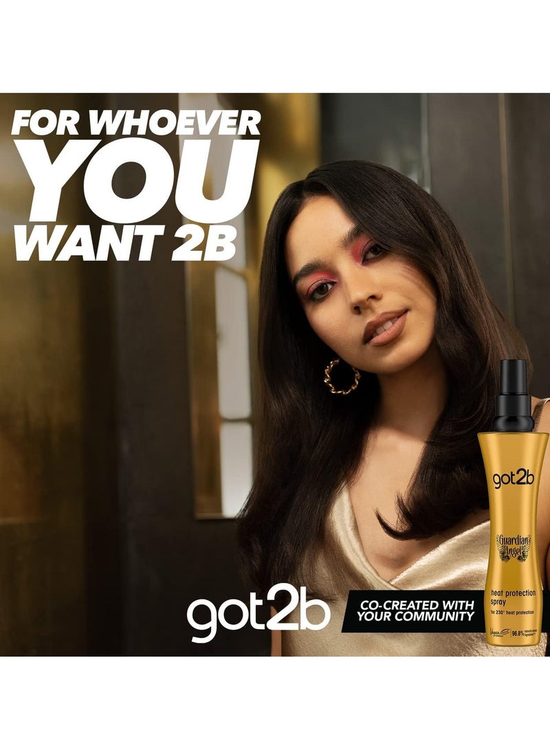 جوت تو بي جوت 2 بي بخاخ شعر جارديان انجل للحماية من الحرارة حتى 230 درجة، يحتوي على زيت الارغان، خال من السيليكون، 200 مل - Image 3