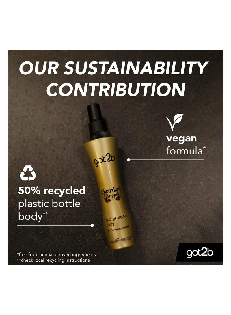 جوت تو بي جوت 2 بي بخاخ شعر جارديان انجل للحماية من الحرارة حتى 230 درجة، يحتوي على زيت الارغان، خال من السيليكون، 200 مل - Image 4