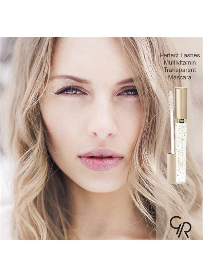 Golden Rose ماسكارا شفافة متعددة الفيتامينات للرموش المثالية - Image 3