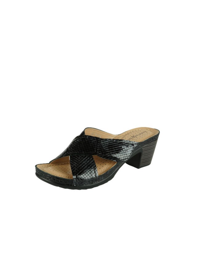 Michelle Morgan Ladies Block Heel 221-8 Black