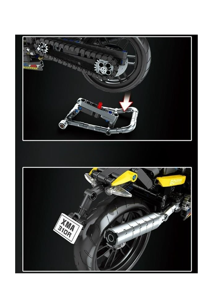 Motorcycle Building Block Model Gift  - Image 4