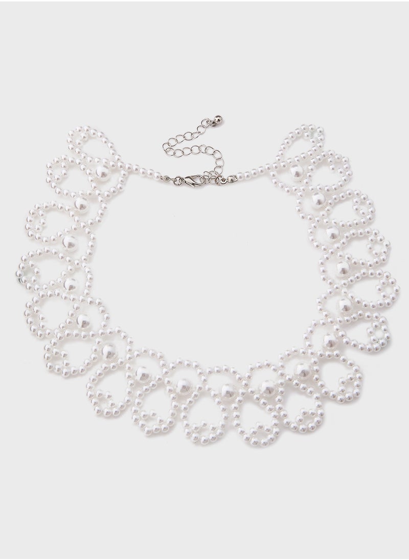 Ella Limited Edition Floral Pearl Necklace  - Image 1
