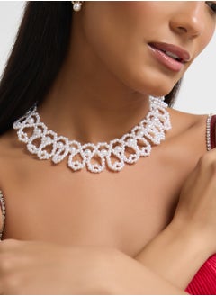Ella Limited Edition Floral Pearl Necklace  - Image 4