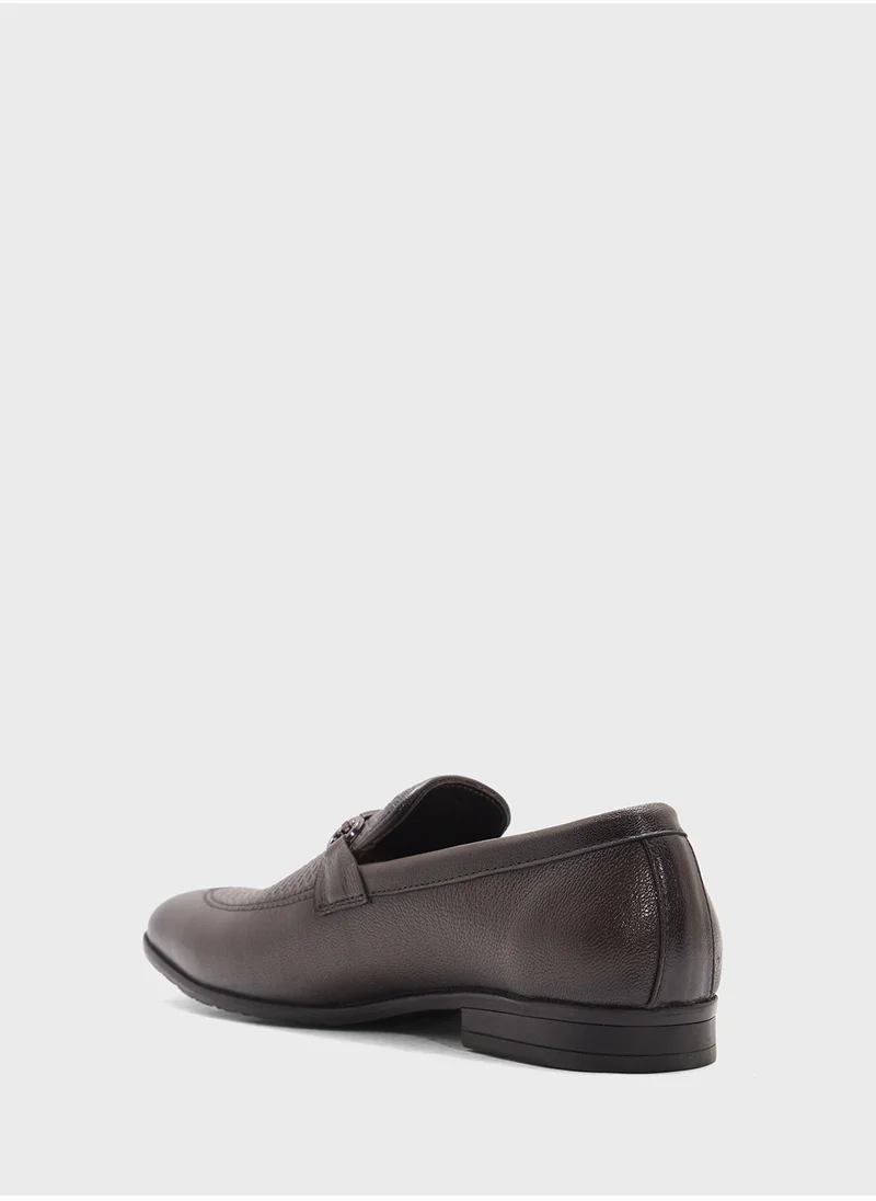 Robert Wood Genuine Leather Formal Slip Ons