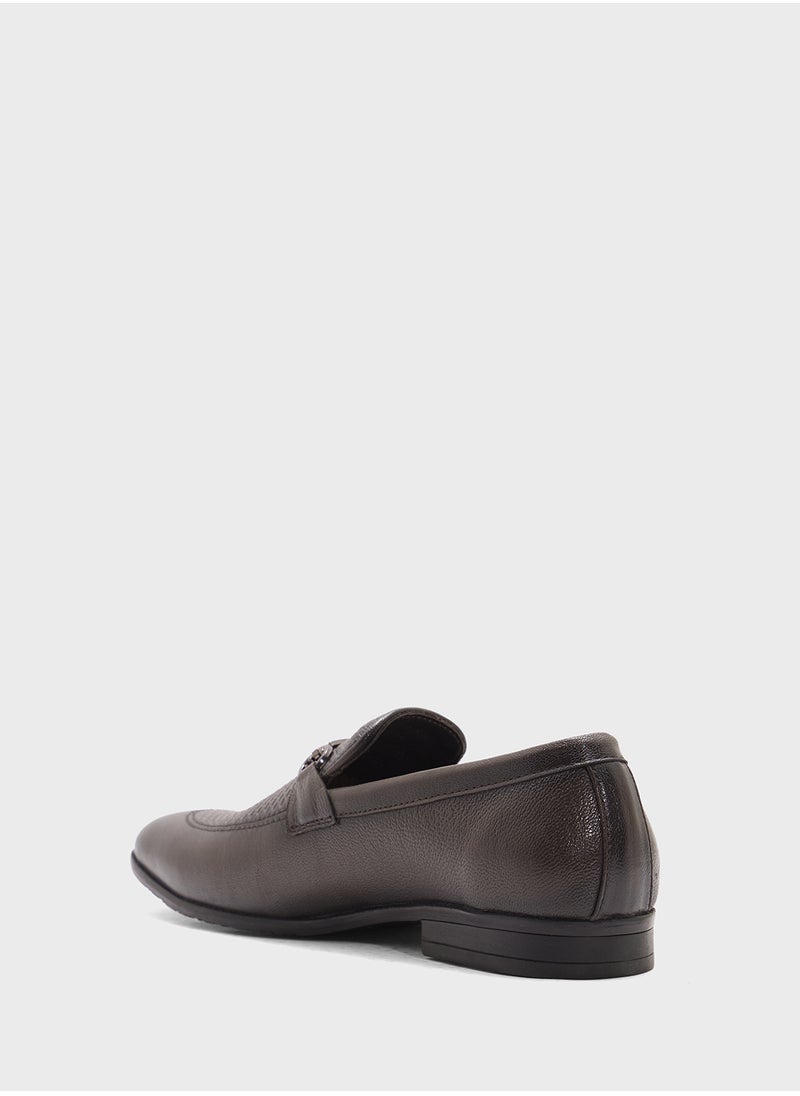 Robert Wood Genuine Leather Formal Slip Ons  - Image 2