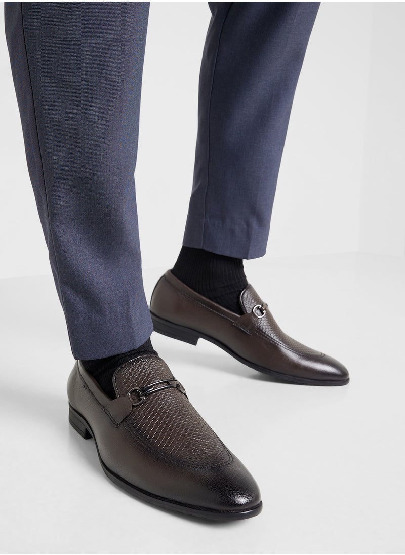 Robert Wood Genuine Leather Formal Slip Ons  - Image 5
