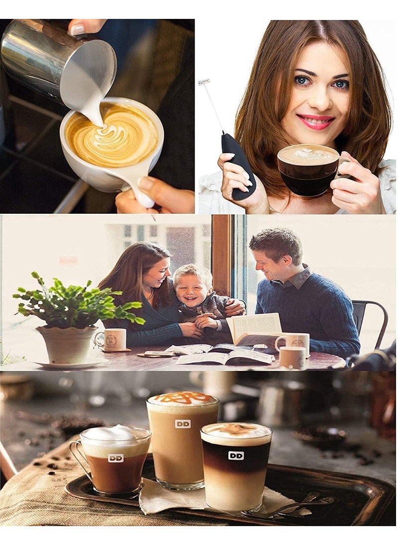 PARSE PERSONAL CARE - PARSE PERSONAL CARE Operated Mini Handheld Mixer Coffee Frother with Single Spring Spiral Foamer Egg Beater Mini Blender Maker for Coffee Hot Chocolate Green Tea 1Pcs - Image 1