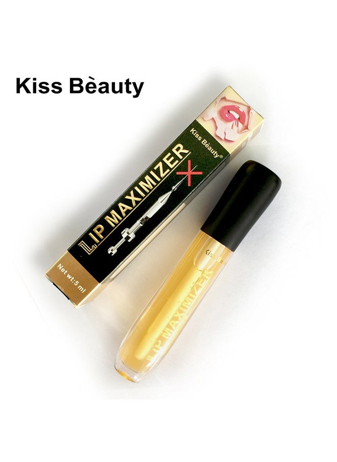 Kiss Beauty - Lip Plumper Moisturizing Lips Plumper Instant Volume Vitamin E Lip Plumping Serum Plump It Volumizing Lip Plumper, Natural Lip Plumper Serum Moisturizing Lasting Reduce Fine Lines - Image 1
