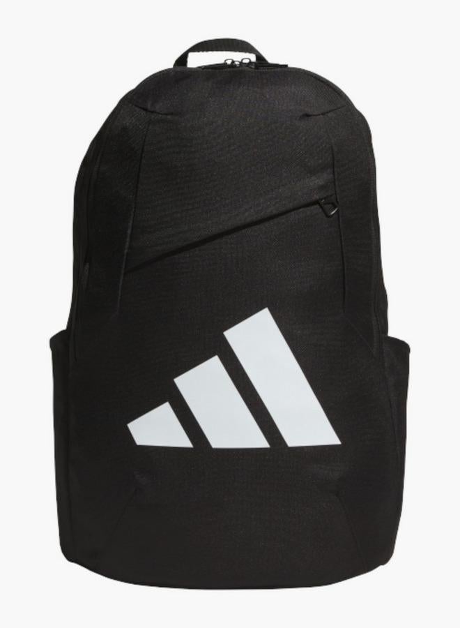 Adidas Logo Print School Backpack With Adjustable Straps And Zip Closure - 15X30X45 Cm - Image 1