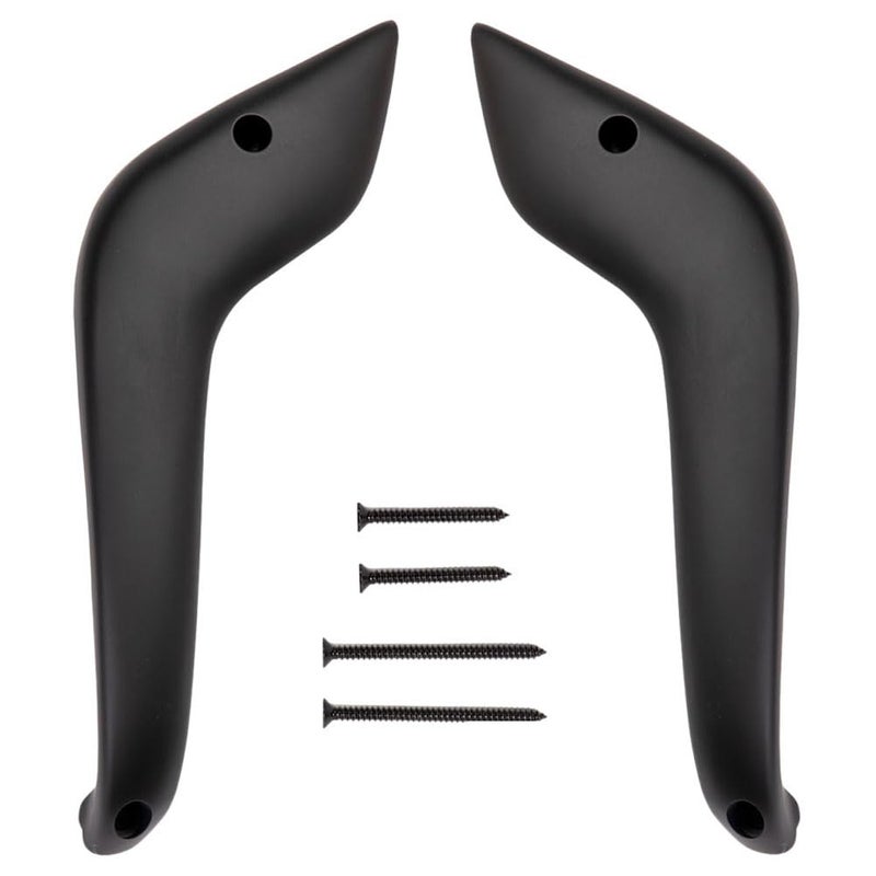 HY-SPEED HYSPEED 2 PCS Black Left and Right Side Interior Pull Door Handle Compatible with 2011 2012 2013 2014 2015 2016 2017 2018 2019 2020 11 12 13 14 15 16 17 18 19 20 Fiesta fit for Power Window - Image 2
