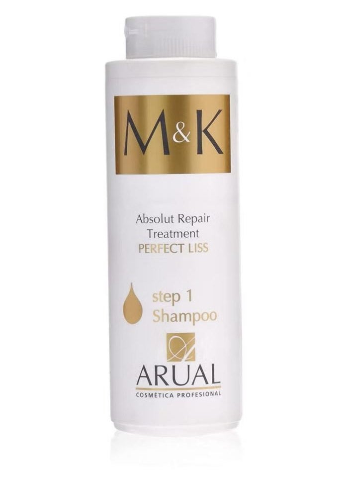ARUAL - M&K Absolute After Protein & Keratin Shampoo 400ml - Image 1