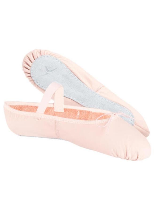 STAREVER Kids' Full Sole Leather Ballet Demi-Pointe Shoes - Pink  - Image 4