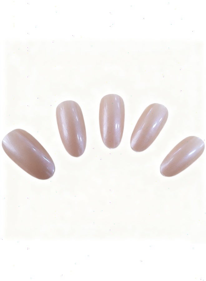 24 قطعة من الأظافر الصناعية، أطراف أظافر لوزية متوسطة الحجم، أظافر صناعية مع تصميمات لامعة من الترتر، لا تسبب ضررًا للأظافر، أظافر نهائية مناسبة للفتيات - Image 3