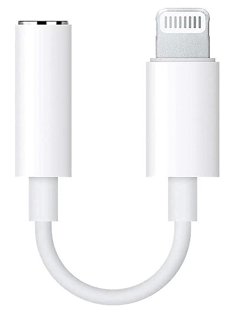 التجسيد محول جاك سماعة الرأس 【معتمد من MFI】 متوافق مع آيفون Lightning إلى محول صوت 3.5 مم سماعات الرأس لجميع أجهزة آيفون وأجهزة iOS - Image 1