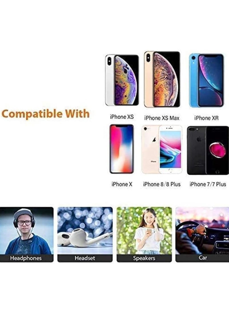 التجسيد محول جاك سماعة الرأس 【معتمد من MFI】 متوافق مع آيفون Lightning إلى محول صوت 3.5 مم سماعات الرأس لجميع أجهزة آيفون وأجهزة iOS - Image 5