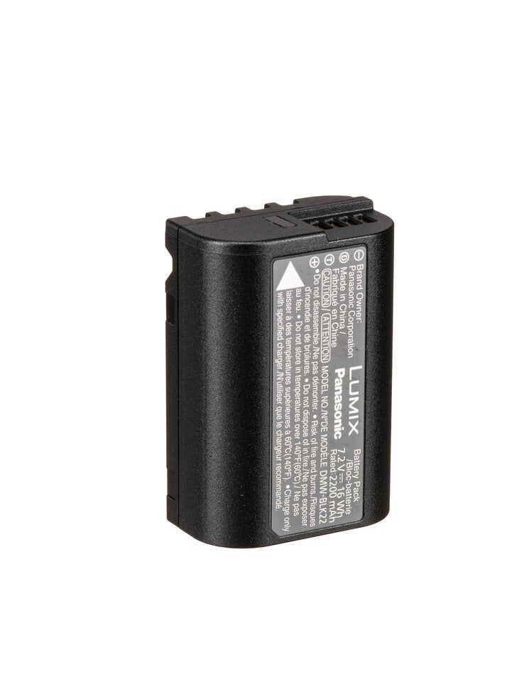 Panasonic 2200 mAh Panasonic DMW-BLK22 Lithium-Ion Battery (7.2V, 2200mAh) - Image 3
