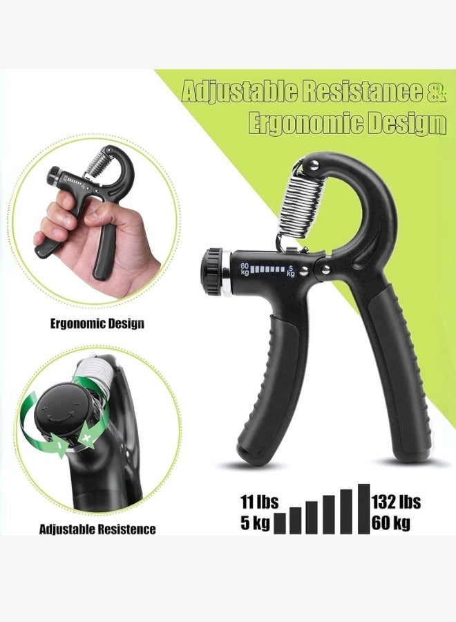 كانجرو مقبض يد قابل للتعديل لتقوية القبضة – جهاز مدمج محمول لزيادة التحمل وتدريب عضلات اليد - Image 2