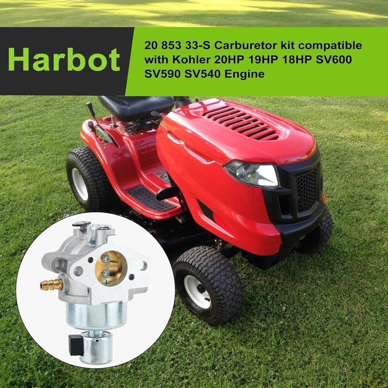 Harbot 20 853 95-S Carburetor for Kohler SV600 SV590 SV610 SV620 20 HP 19HP 20HP 21HP 22HP Engine 20-853-95-S 20 853 71-S - Image 2