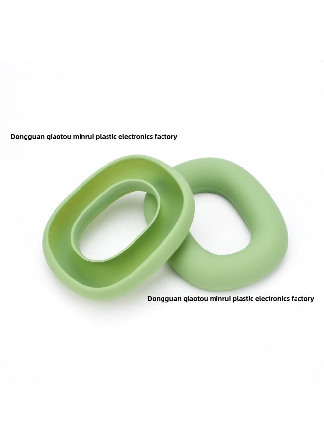Generic - Digital Computer/bluetooth Headset Case/bluetooth Headset Shell Protective Cover For Airpods Pro-Color:Green Ear Cap-Model:Applicable To Airpods Max - Image 1