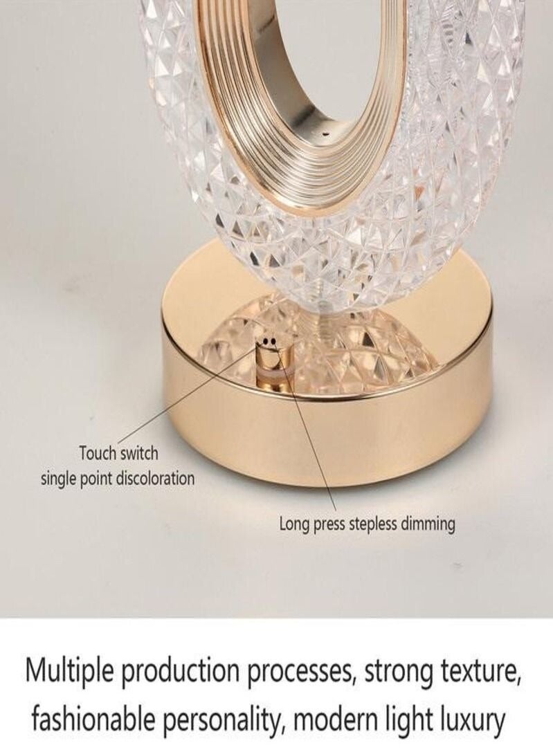 Set of two Piece Wireless Crystal Lampshades in 3 Colors  - Image 5